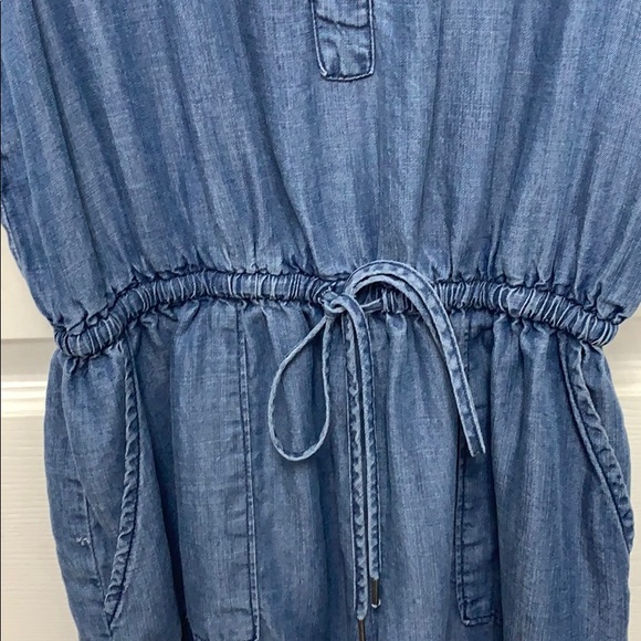 Love stitch denim romper - Picture 2 of 4